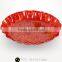 Small Size Food Safe Round Transparent Acrylic Fruit Plate Dry Fruit Plate