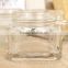 150ml glass jar with black lid for body scrub packaging, vintage glass jar