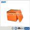 Single Foldable Storage Ottoman With Pocket