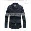 Black color men 100% cotton woven shirts