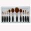 Hot sale!New arrival oval toothbrush shape private label Facial Cometic make up brush set Make up brush manufactory