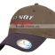 novelty embroidery led fiber optic flashing golf cap with embroidered logo