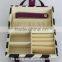 Hanging Lines Leather Cover Makeup Bag For Ladies