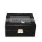 Exquisite Custom Makeing Black Pu Leather Watch Storage Box