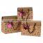 Natural OEM Wholesale Reusable recycled brown kraft paper popcorn box