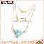 Lemon Jade Beads Necklace Hot Selling Designs Fashion Jade And Turquoise Necklace