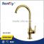 gold bathroom accessories deck mounted basin faucet 85102G
