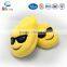 Newest Hot Selling Factory Price Customised Funny Naughty Sunglasses Emoji Slippers