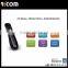 russsia keyboard Gyroscope Mini Fly Air Mouse 2.4GHz wireless Keyboard for google android Mini PC TV Player