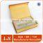 Cosmetics sales use small cellophance gift perfume packaging with designer logos