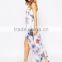 Chiffon Maxi Printed Dress with Zip Back Fastening