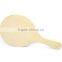 Wooden handle mirror