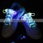 HS1001 3th LED shoecales wholesale LED light shoelaces with beterry for skating and running at nigh