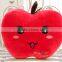 lovely cute plush baby toy apple cushion/pillow,Plush Soft Stuffed Apple Pillow,Plush Apple Pillow