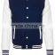 Blue And White Varsity Jackets/ 2015 Wholesale Custom Varsity Jacket, Leather Jacket for Men