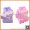 delicate flat folding gift box with ribbon