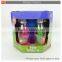 Plastic transparent bowling ball game toys with light