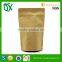 Best! 16oz snack kraft paper foil coffee bag/kraft paper bag with window/doypack standing up plastic kraft paper tea bag