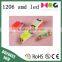1206 pink led chip 0.06w light emitting diode