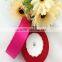 Wholesale Single Face China Red 100% Polyester Satin Ribbon Roll For Festival Wedding Party Decoration 25 yds/roll