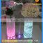 Rechargeable Single Color 4inch Square LED Vase Light Base for Event Decoration