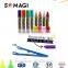Chalk Markers with extra gold and silver ink. Set of 12 shiny neon liquid chalk pen with reversible bullet and chisel fine tip