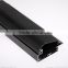 Durable aluminum extrusions 6063 6061 t5 t6 for window and door in anodize gold/black color