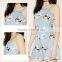 Pets Printing Pattern Casual Beach Shorts Jumpsuit Rompers For Lady