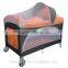 Square portalbe baby play yard bed with mosquito net