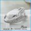 Wholesale women beautiful 925 solid band jewelry charms dubai design silver ring