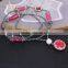 Pave Setting Crystal Red Malaysian Jade Gem stone Necklace, Hematite Beaded Druzy Necklace