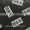 fashion fabric english letter firework print fabric for winter clothing