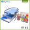 EasyPAG 3 tier mesh file / sticky notes / pen holder , letter trays 4 PCs desk organizer set