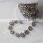 Wholesale 14MM Fake Diamond Trimming Chain Promotional Flower Rhinestone Ribbon For Wedding Dress Decoration