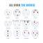 france Energy Electricity Usage Watt Calculator Monitor Plug-in Power Consumption LED digital power Electrical Power Meter
