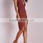 Claasical color slim style sexy women wholesale price mini party dress