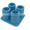 Wholesale LFGB/ FDA Standard Whisky Ice Cube Tray Silicone Ice Shot Glass