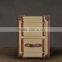 antique trunk side table