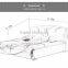 2015 latest design girls bedroom sets