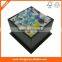 Office/school memo block, paper block with printed logo in box/holder