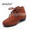 Woman Fashion Split Sole Line Dance Shoes Genuine Leather Upper Dance Boot 8876