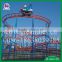 Amusement park children ride track train crazy mouse pulley roller coaster