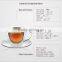 arizona drinks high borosilicate double wall coffee cup set for 80ml