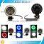 China White 4 LED 12V Motorcycle Projector Lights With Cob Angel Eye Rings