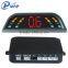 DC 12V wireless led display parking sensor with 4 sensors