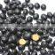 dried black soybeans with yellow kernel