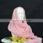 Fashion Fiberglass White Female Mannequin Head For Scarf Display