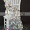 ruched chiavari chair cover /chair headrest cover