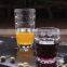 300ml/10oz heavy tank old fashion emboss glass cup