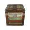 Vintage Wooden Storage Box Wooden Craft Box